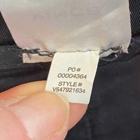 Vince Womens 4 Washed Japanese‎ Cotton Navy Blue Pants Straight Leg Minimalist - Picture 8 of 9